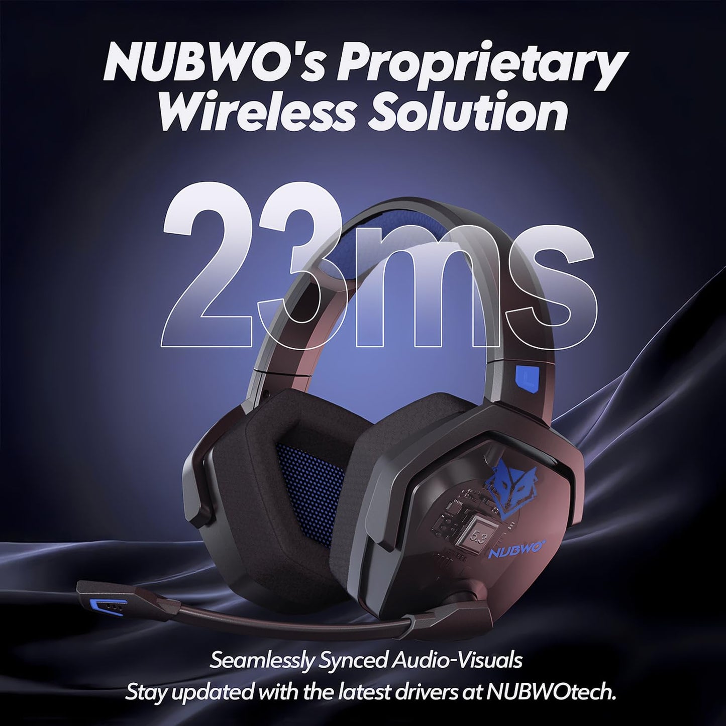 NUBWO G06 Dual Wireless Gaming Headset