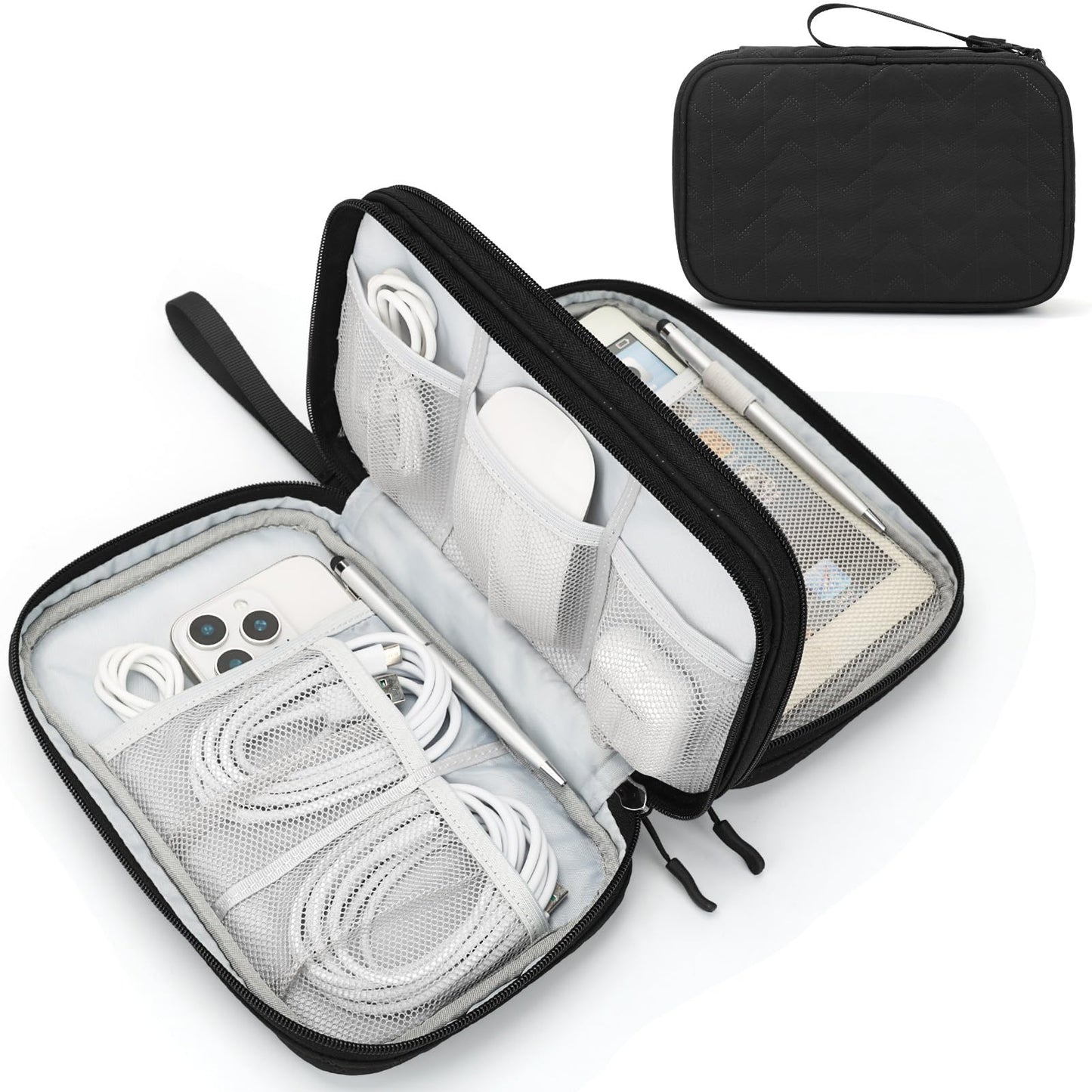 FYY All-in-One Travel Cable Organizer Pouch