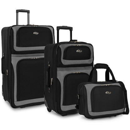 U.S. Traveler New Yorker Expandable Luggage Set