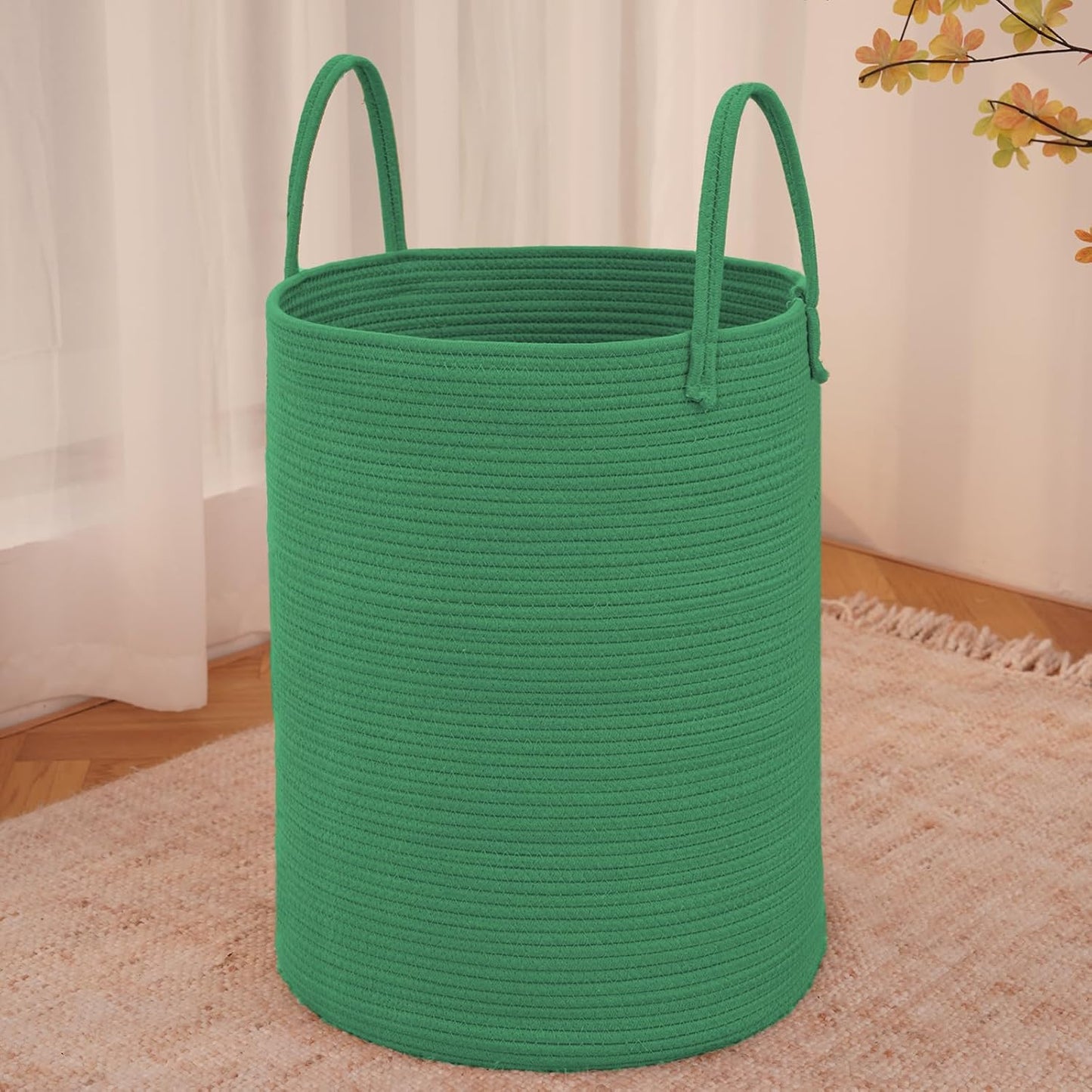 Purple Woven 80L Laundry Basket & Storage Bin - Handbags Specialist Headquarter