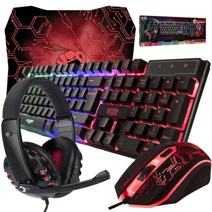Hornet RX-250: 4-in-1 RGB Gaming Gear Bundle