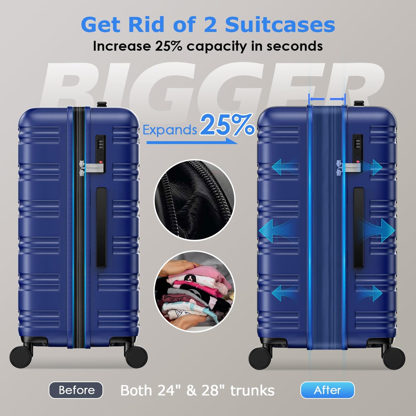 BEOW Spinner Luggage Set
