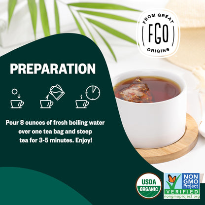 ElderZen Organic Tea - Caffeine-Free Eco Bags