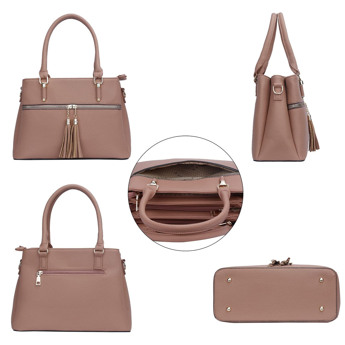 Luxe Leather Satchel & Crossbody Bags