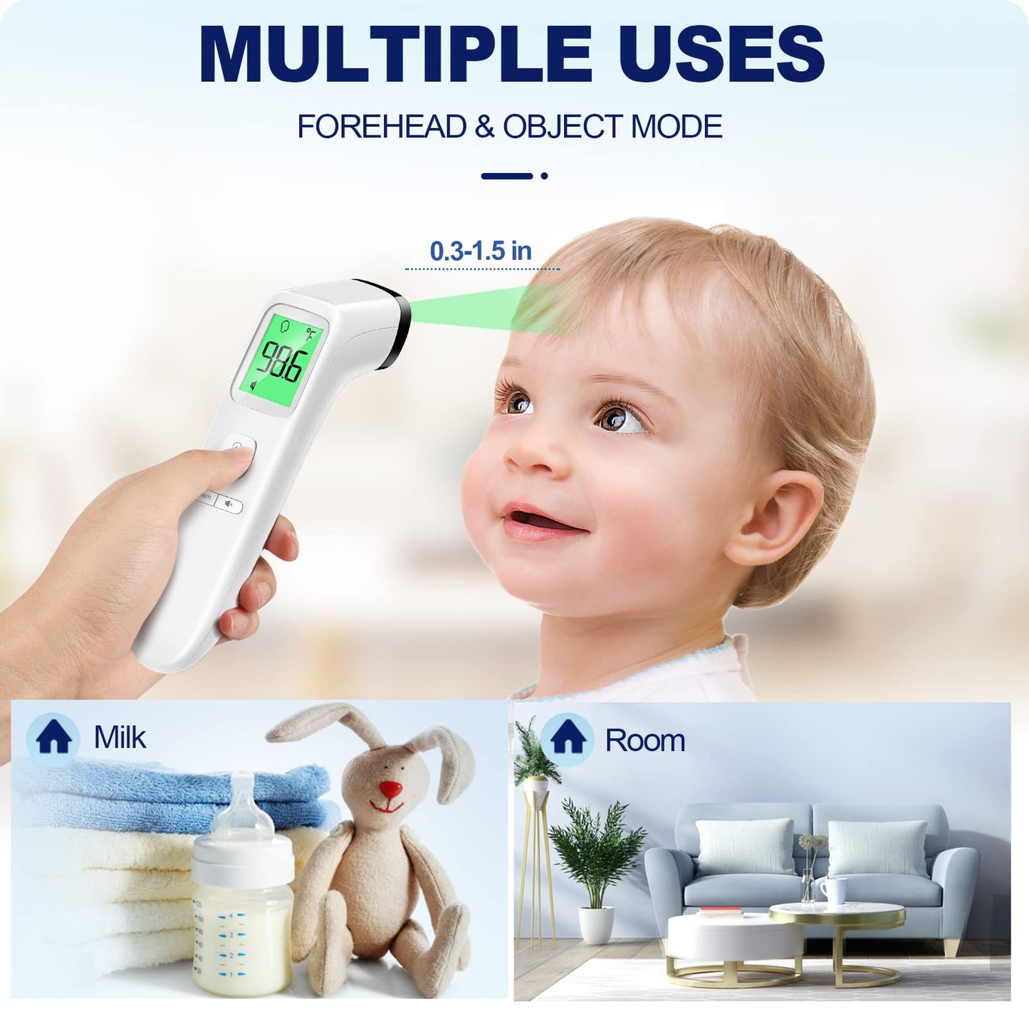 SmartScan No-Touch Thermometer: Family & Fever Care