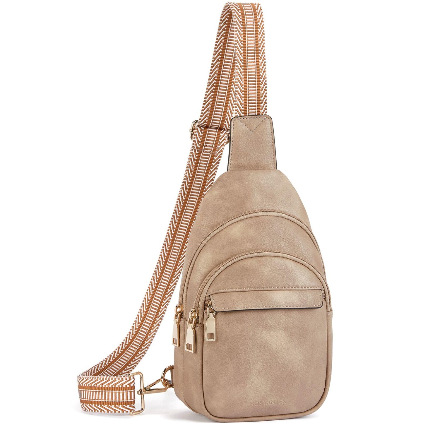 BOSTANTEN Chic Leather Crossbody Sling Bag