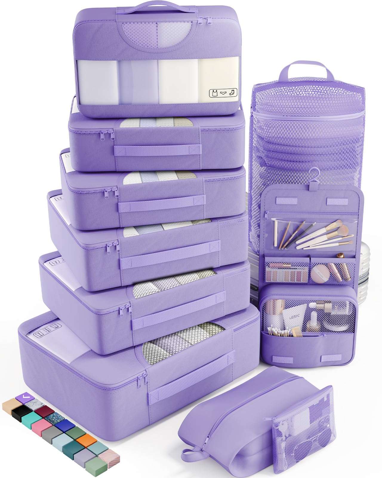 Veken Travel Cubes - 8 Piece Set