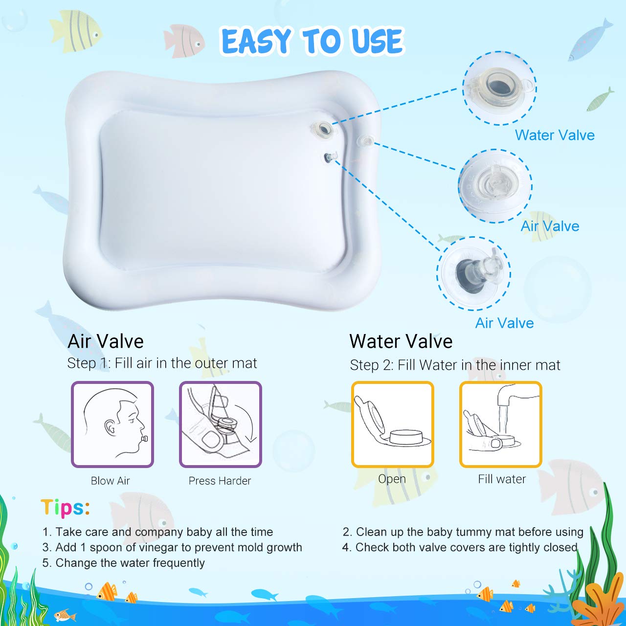 Tummy-Time Water Play Mat