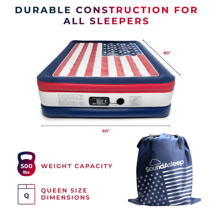 DreamNest Luxe Air Mattress with ComfortCoil Tech