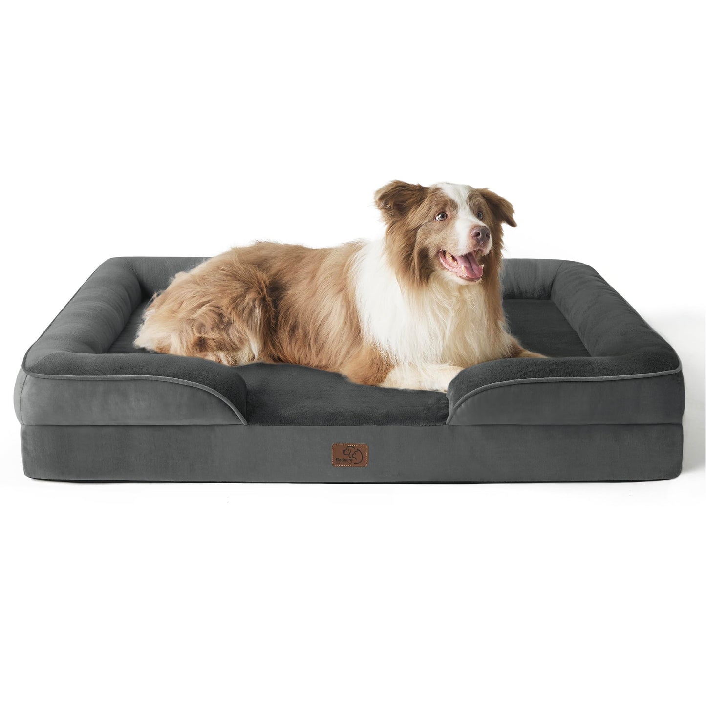 ComfyPaws Orthopedic Washable Dog Sofa - Large, Grey