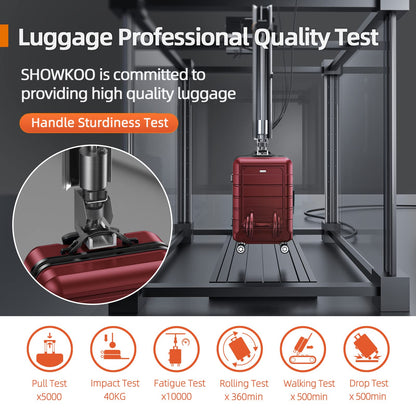 Expandable ShowKoo Suitcase - Durable & TSA Lock