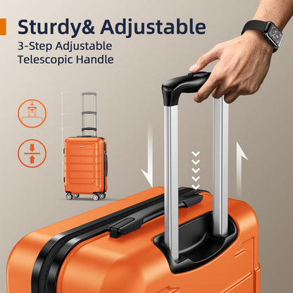 Expandable ShowKoo Suitcase - Durable & TSA Lock