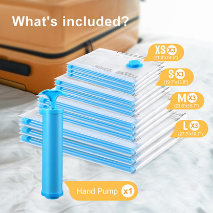 Vacuum Space Saver Bags - 6 Pack Travel Combo