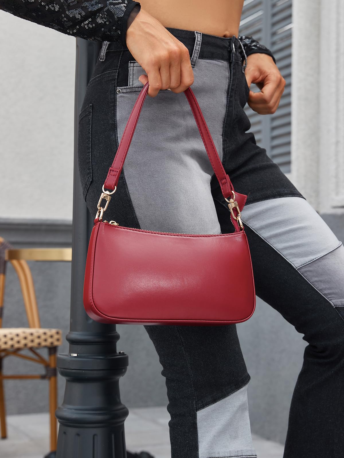 Retro Vegan Leather Shoulder Bag - Handbags Specialist Headquarter