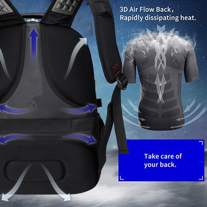 SHRRADOO 50L USB Travel Laptop Backpack - Airline Approved