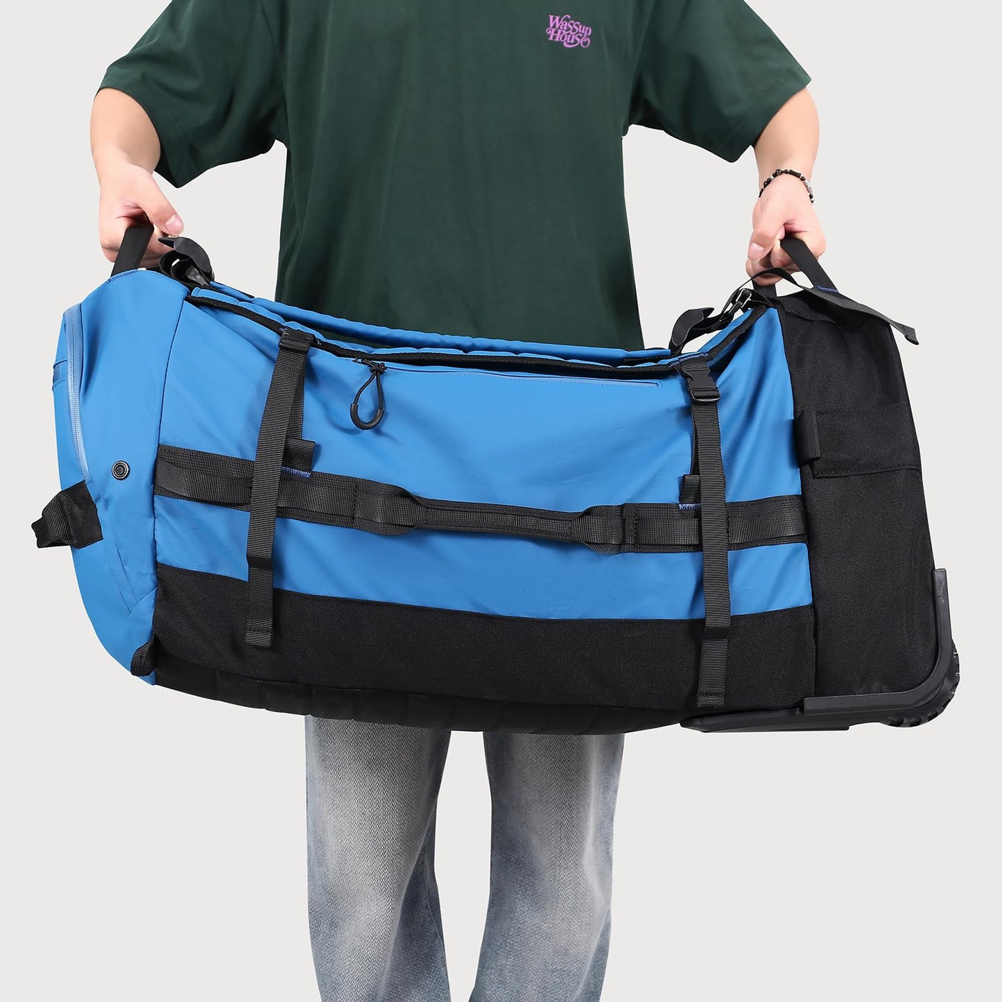 AquaRoll 29 Quilted Wheeled Duffle Backpack