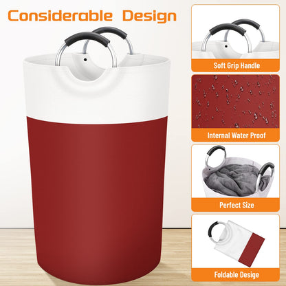 BlissTotes 90L Collapsible Laundry Hamper - Black