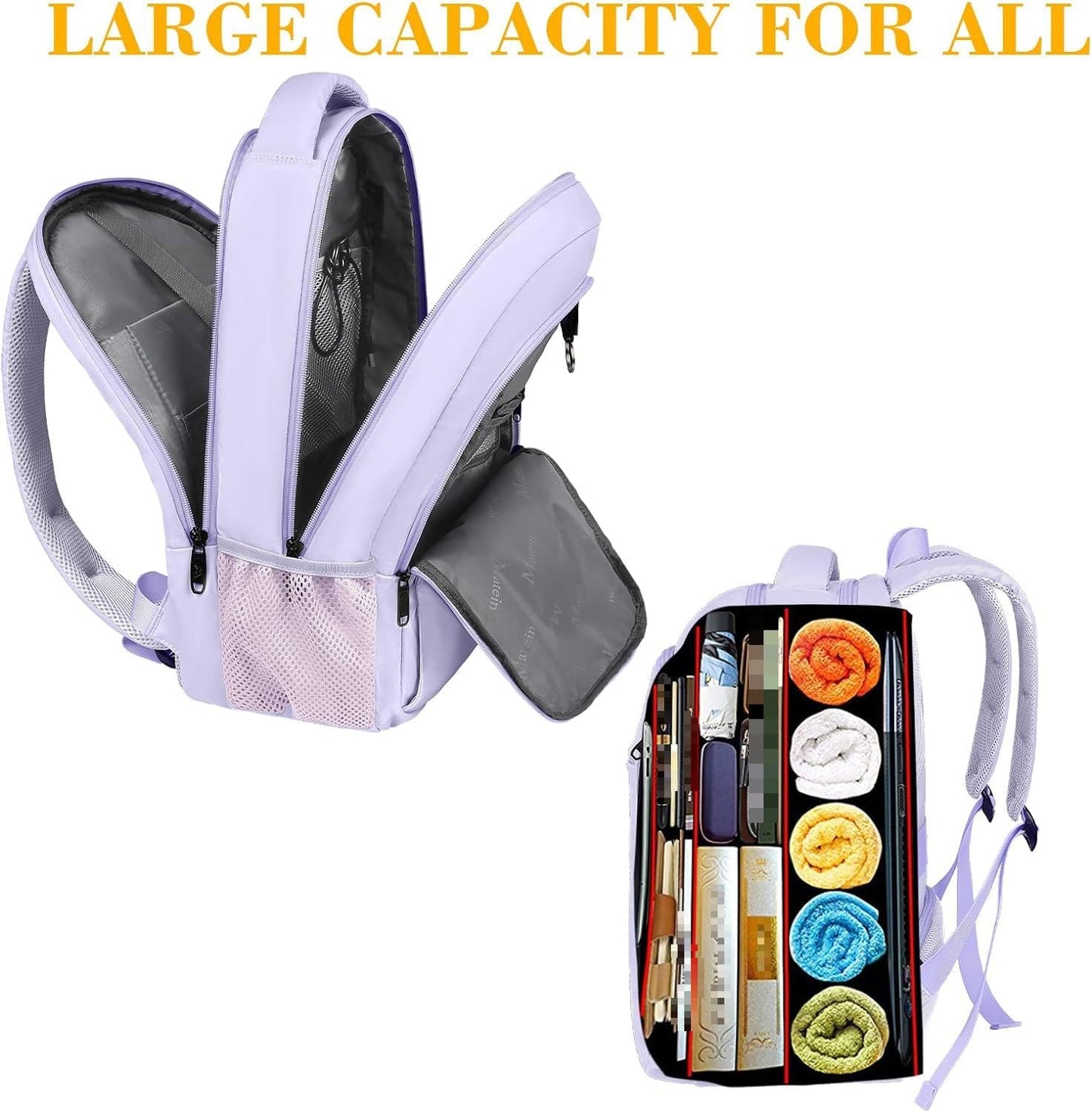 MATEIN SleekGuard Laptop Backpack with USB Port