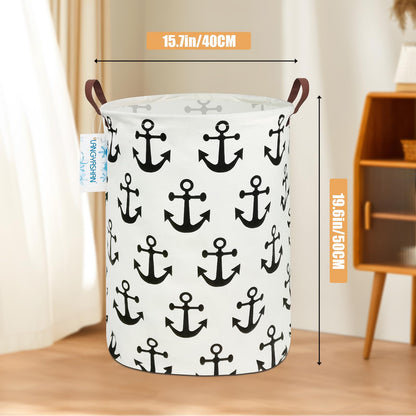 Collapsible Canvas Hamper by LANGYASHAN