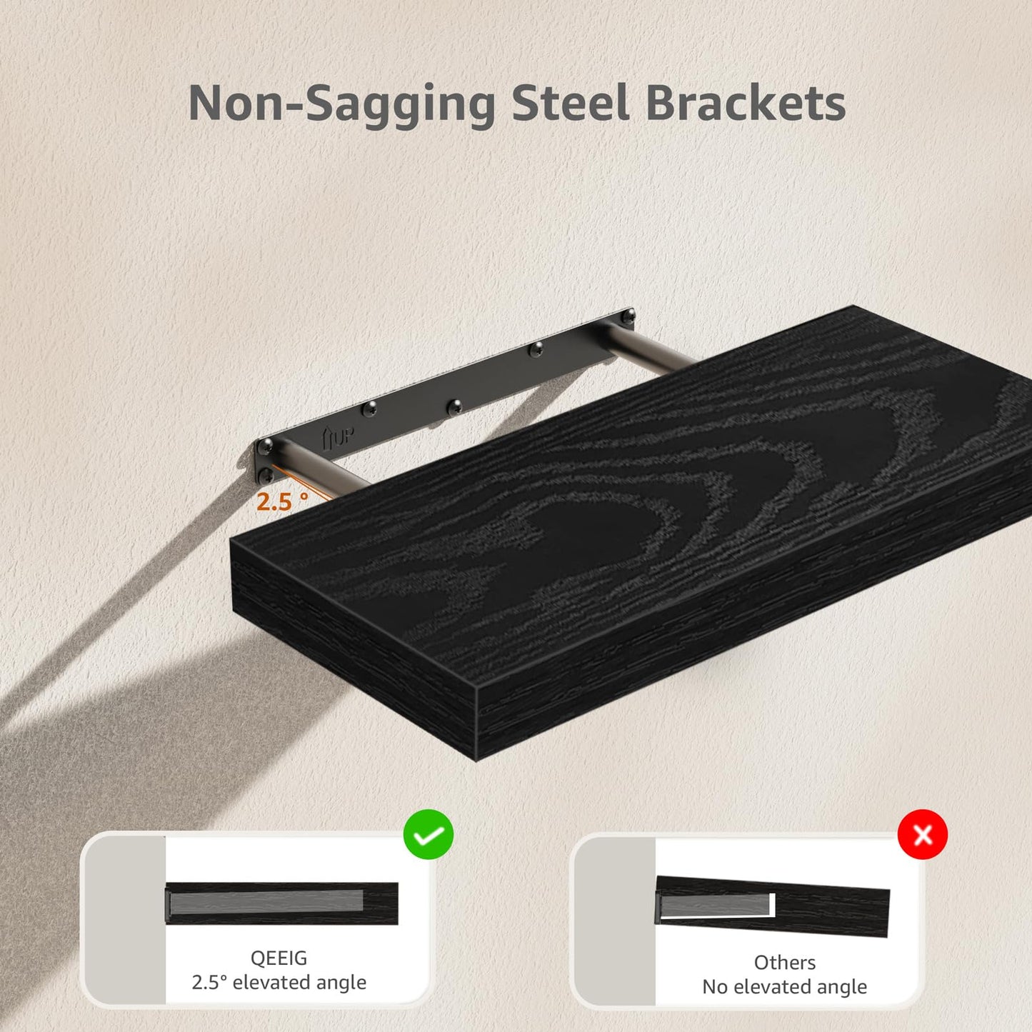 Rustic Farmhouse Shelves (008-40BN)