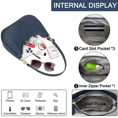 Retro Chic Hobo Bag - Cute Underarm Purse