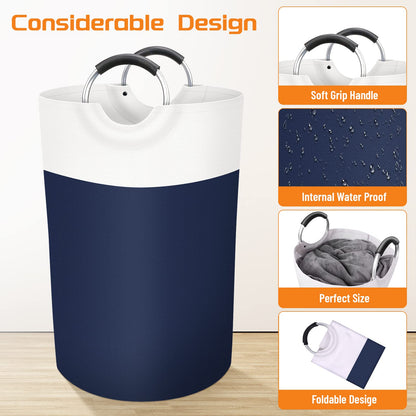 BlissTotes 90L Collapsible Laundry Hamper - Black