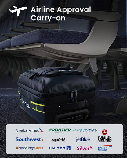 Gonex 70L Wheeled Duffle - Olive Green Travel Bag