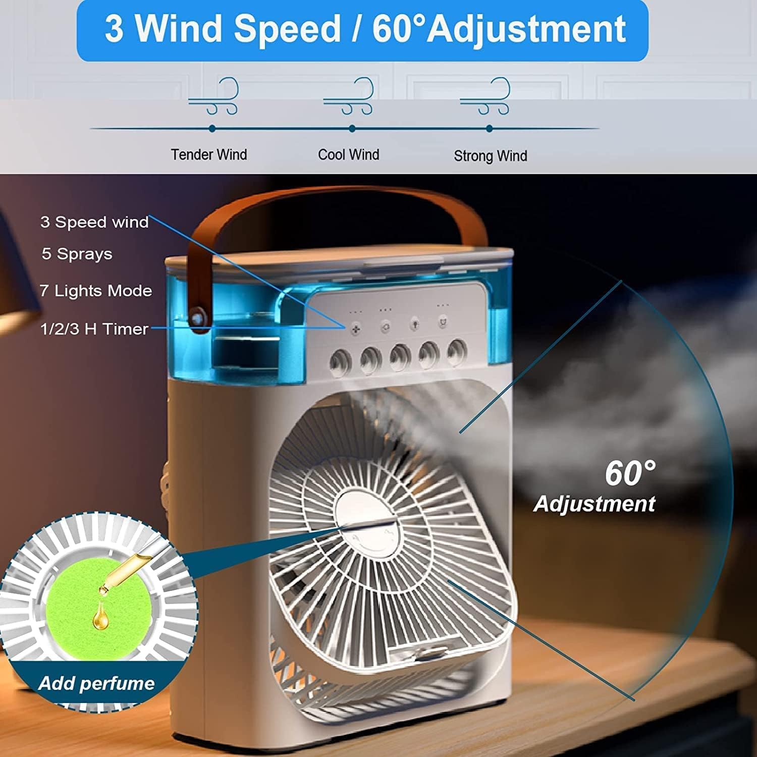 ECell Basics Mini Cooler - USB Portable Cooling Fan - Premium  from Shop1104679861 Store - Just $321.49! Shop now at Handbags Specialist Headquarter