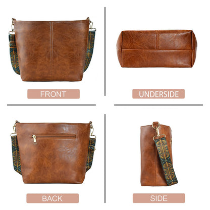 ChicHobo Vegan Leather Crossbody Bag with Strap