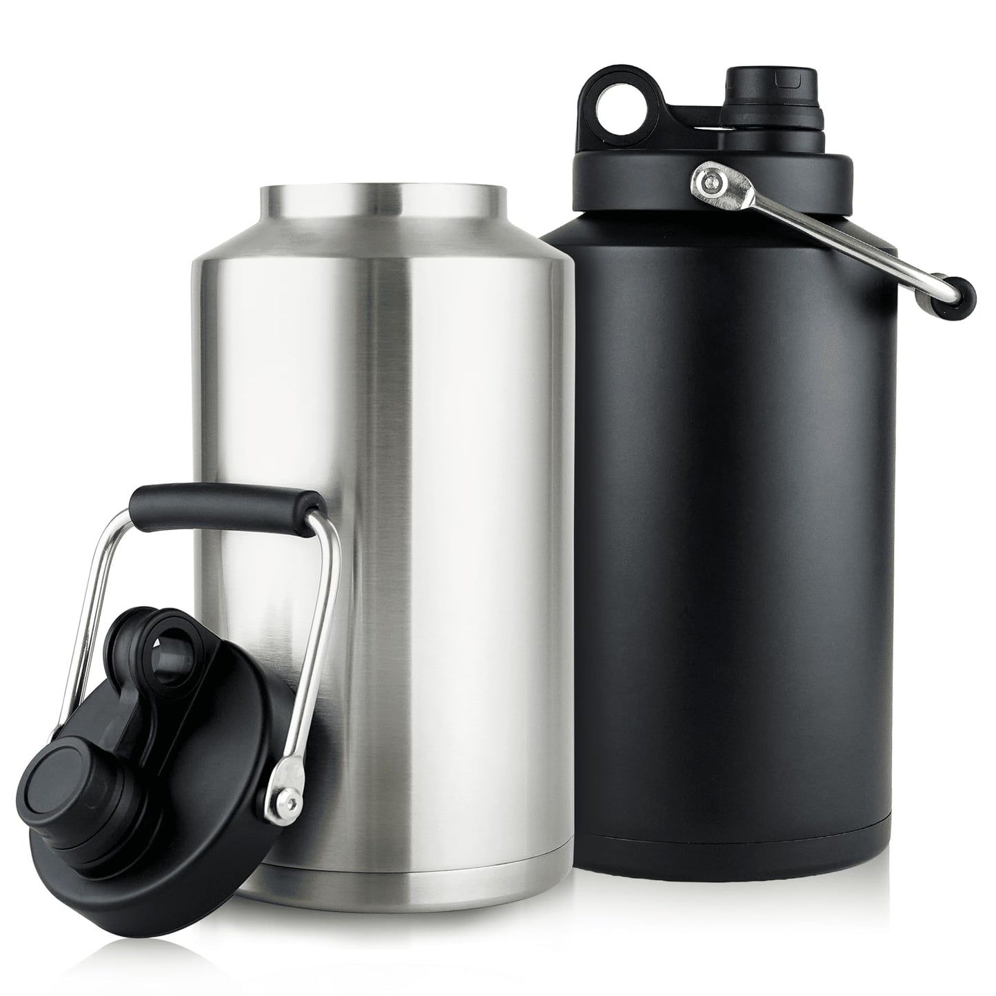 HydraGuard 128oz: Dual-Vacuum Stainless Water Jug