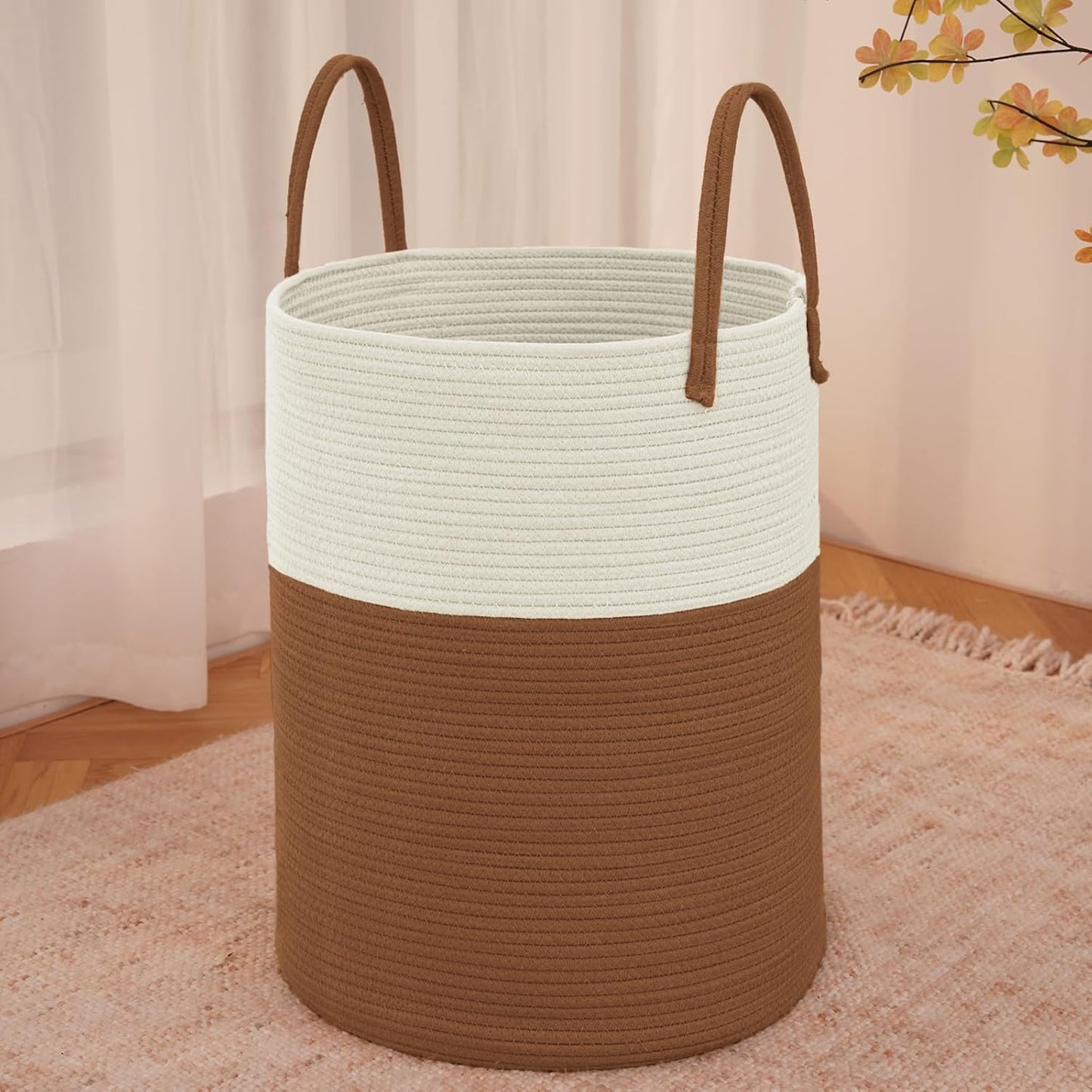 Purple Woven 80L Laundry Basket & Storage Bin - Handbags Specialist Headquarter