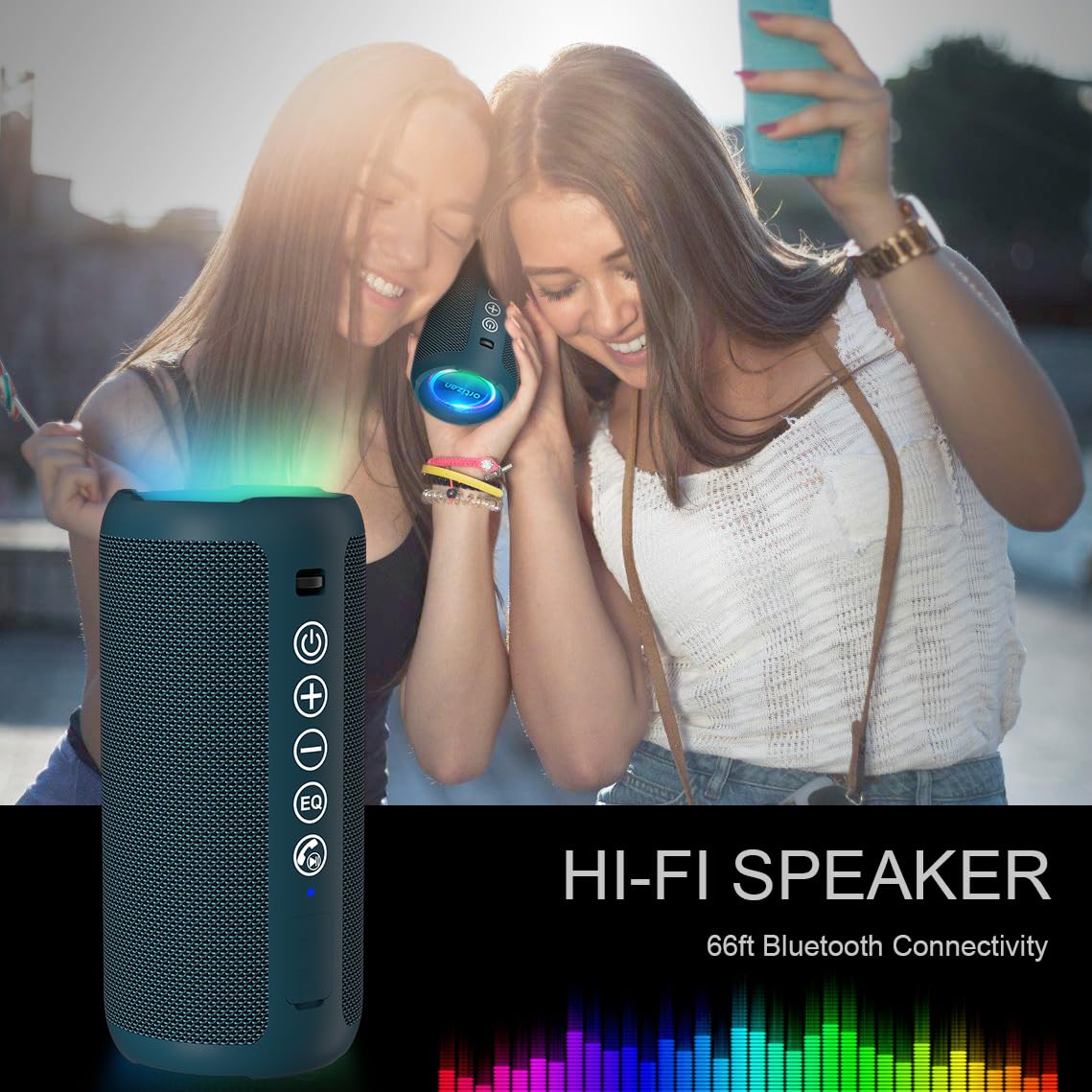 Ortizan AquaBass: IPX7 Bluetooth Speaker & Gift Pick