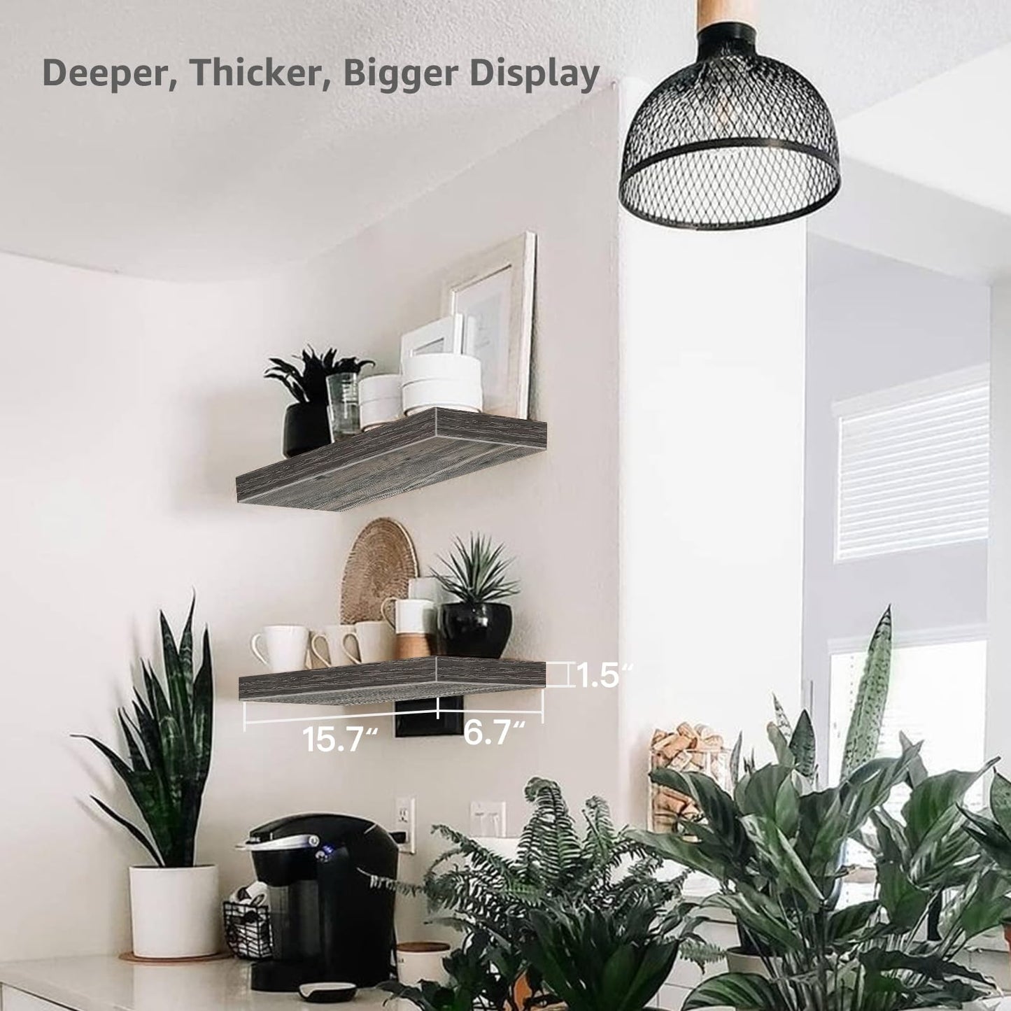 Rustic Farmhouse Shelves (008-40BN)