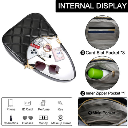 Retro Chic Hobo Bag - Cute Underarm Purse