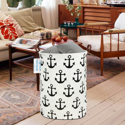 Collapsible Canvas Hamper by LANGYASHAN