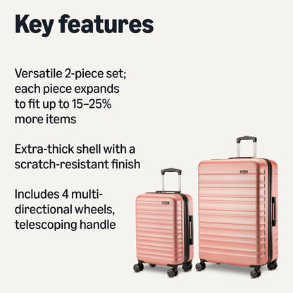 Rose Gold Hardside Carry-On