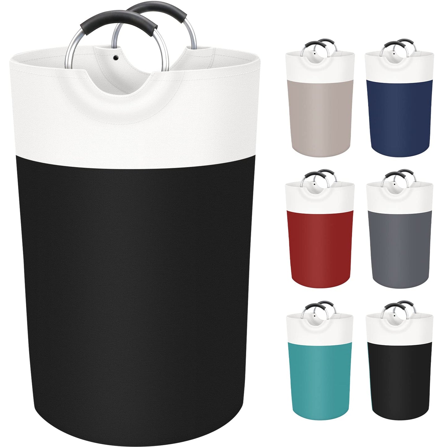 BlissTotes 90L Collapsible Laundry Hamper - Black