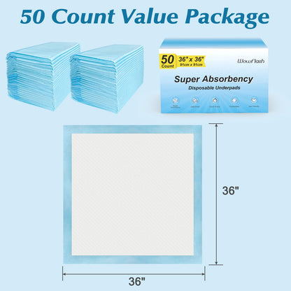 MultiUse UltraDry 50: Leakproof Underpads