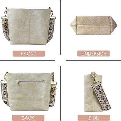 ChicHobo Vegan Leather Crossbody Bag with Strap