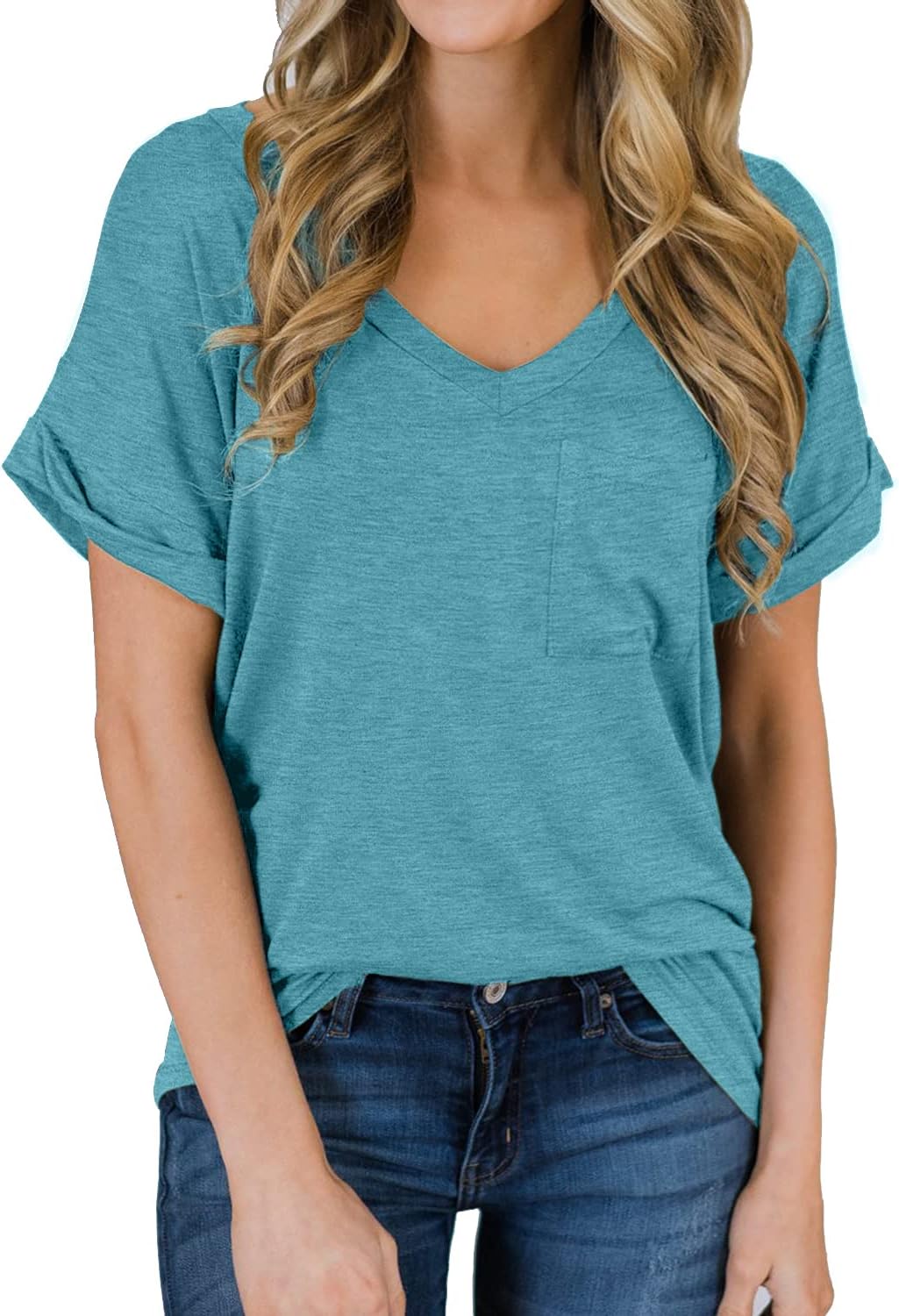 Best Casual V-neck tee for women 2025