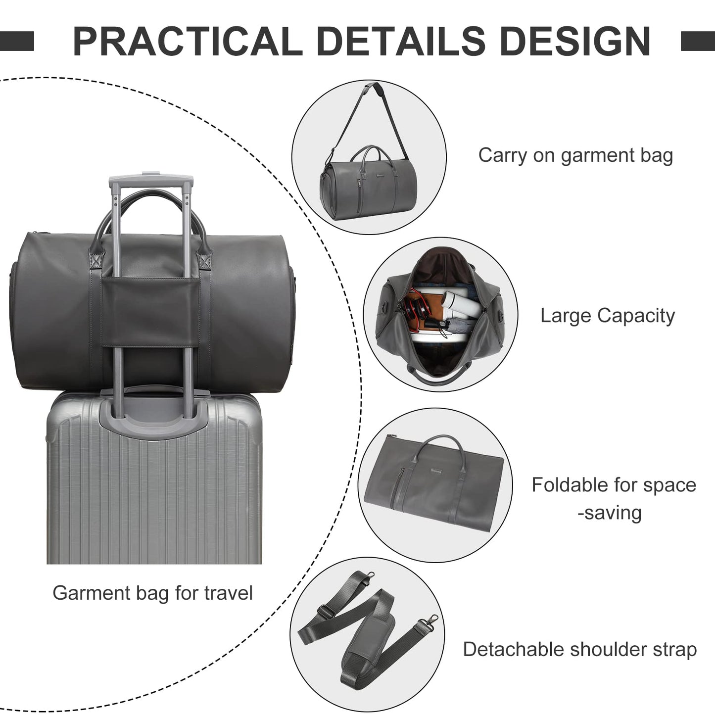 Modoker Travel Garment Bag - Versatile & Stylish