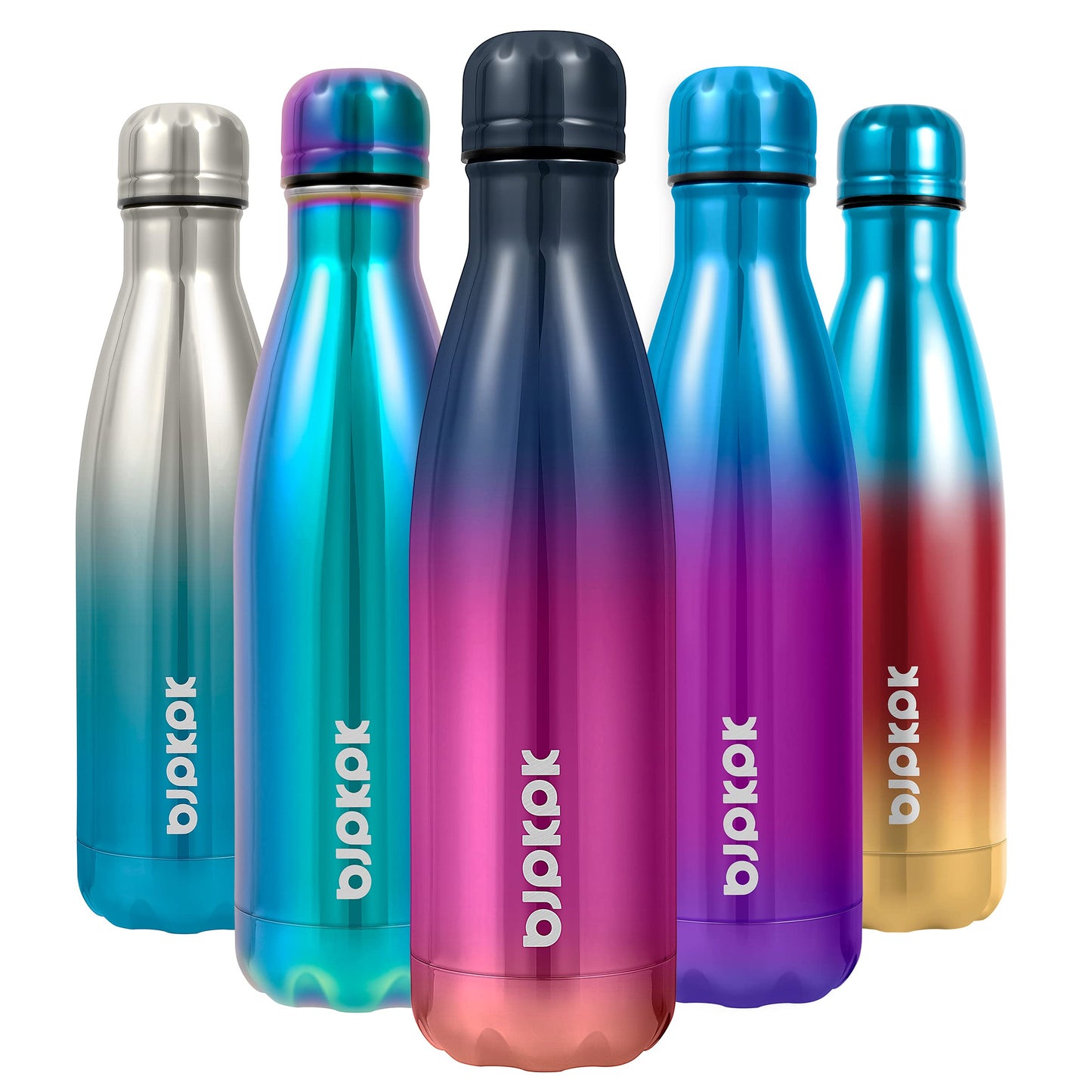ChillPro 17oz Turquoise Insulated Sports Bottle