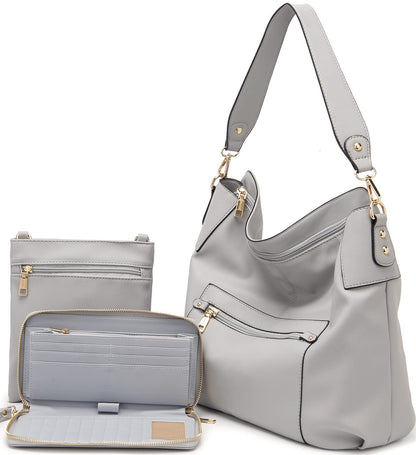 ChicCrossbody: Women's Tote & Wallet Set