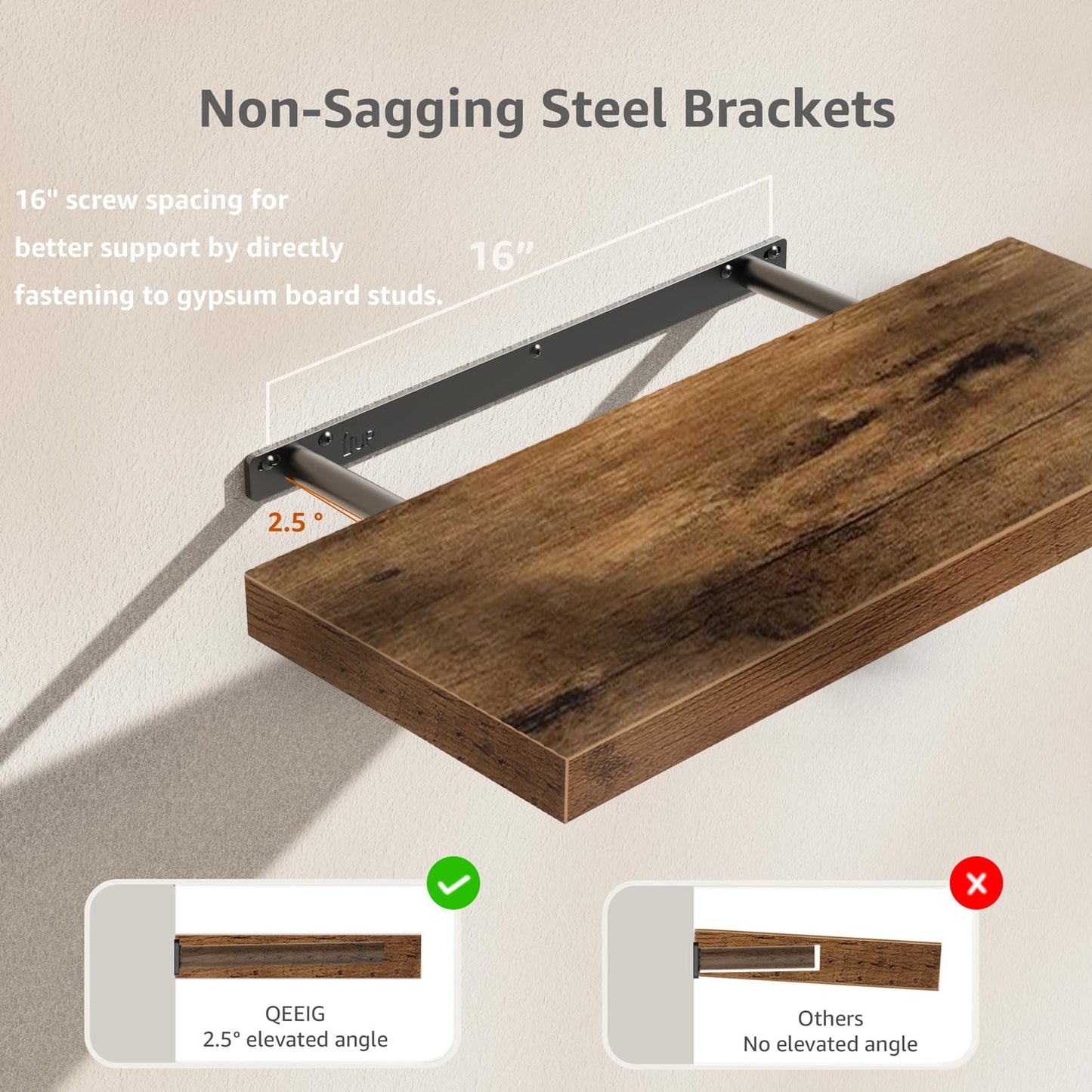 Rustic Farmhouse Shelves (008-40BN)