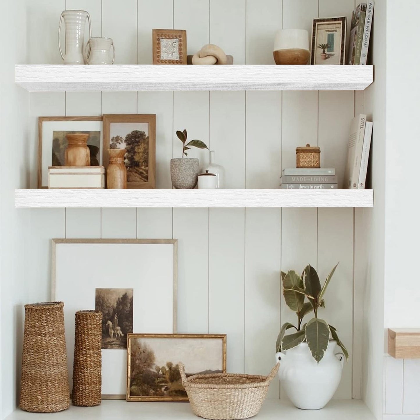 Rustic Farmhouse Shelves (008-40BN)