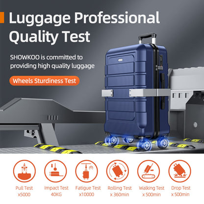 Expandable ShowKoo Suitcase - Durable & TSA Lock