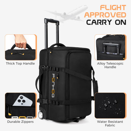 TravelWheels Duffel: Large Waterproof Wheeled Bag
