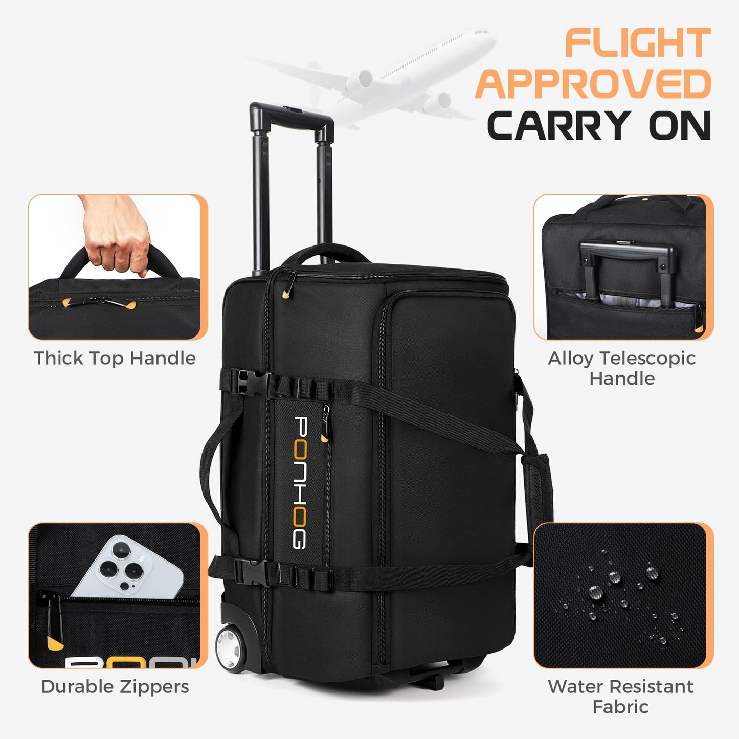 TravelWheels Duffel: Large Waterproof Wheeled Bag