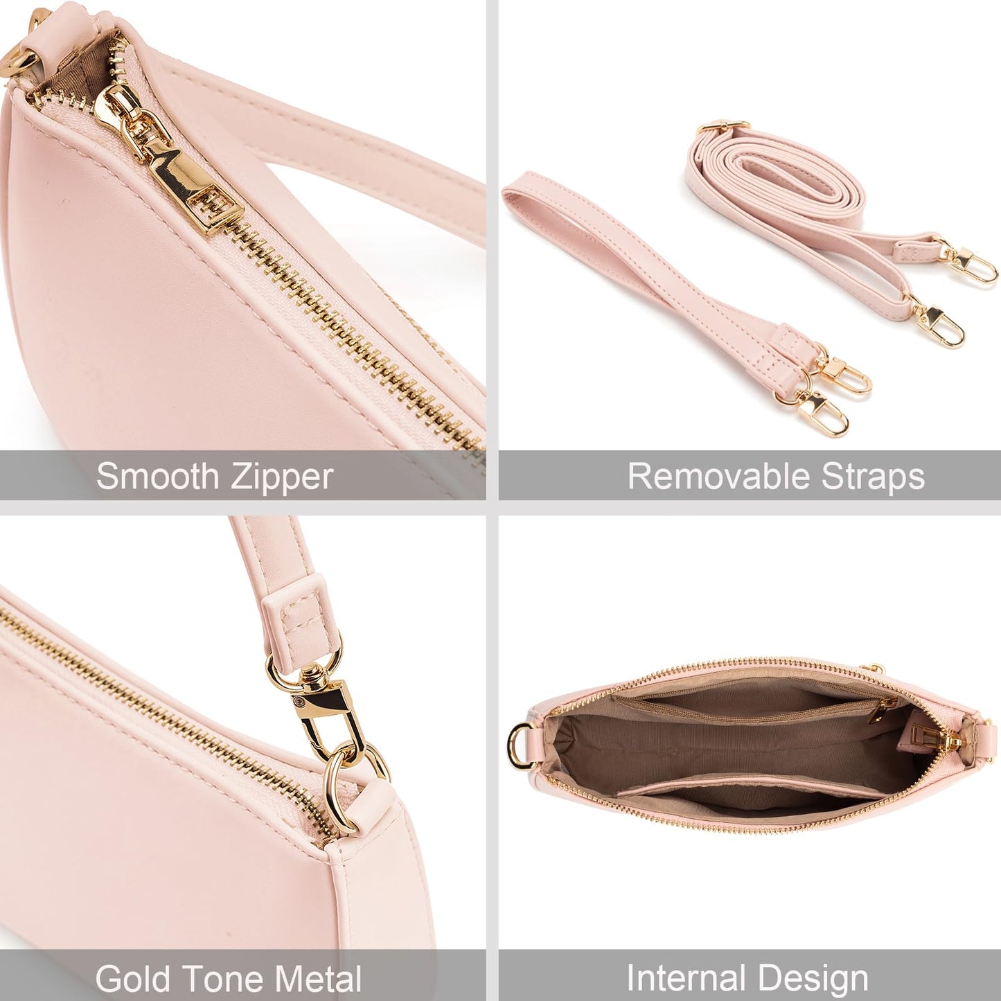 Retro Vegan Leather Shoulder Bag