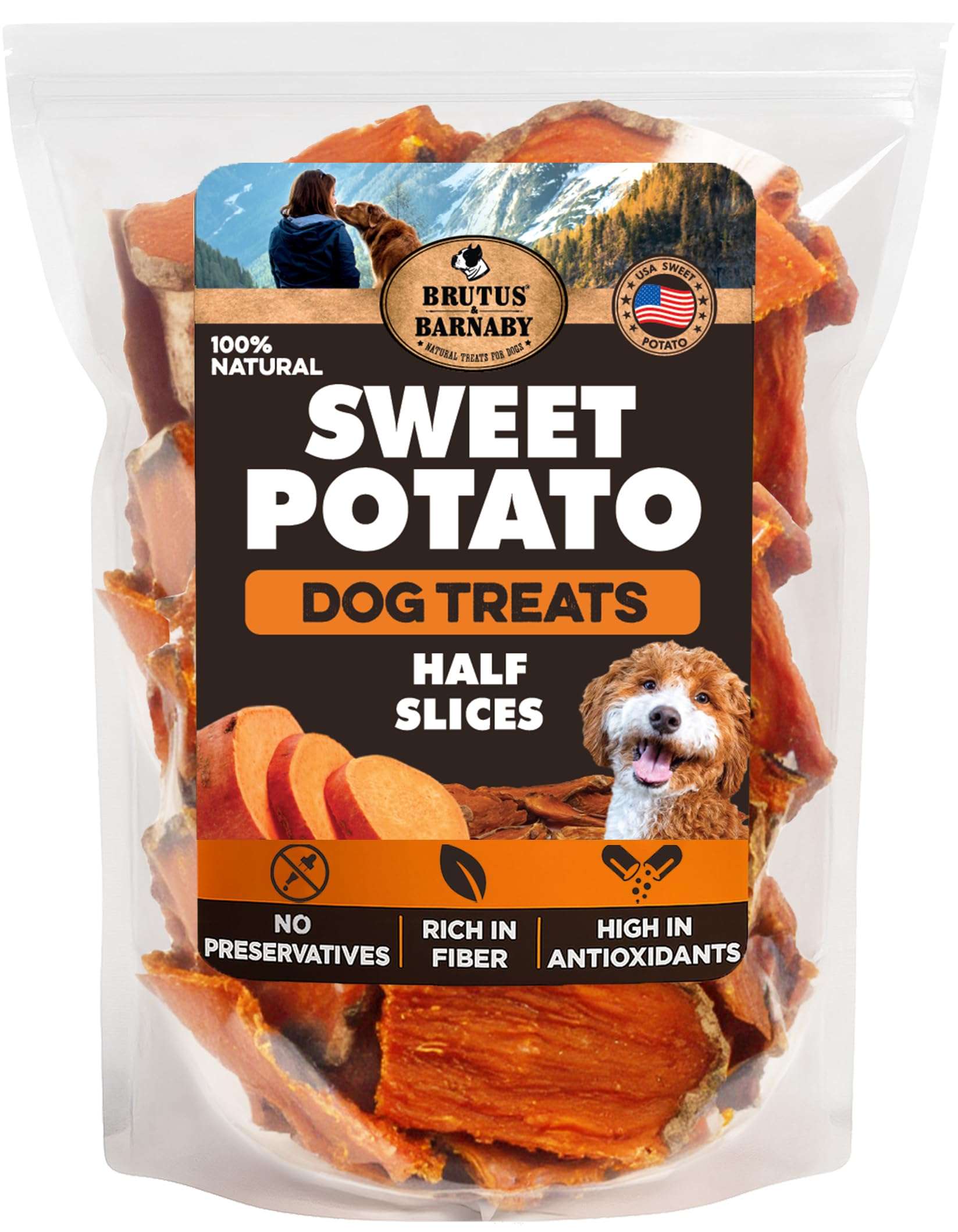 Brutus & Barnaby Sweet Potato Pup Delights